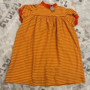 NWT Striped Orange and Yellow Dress size 5-6